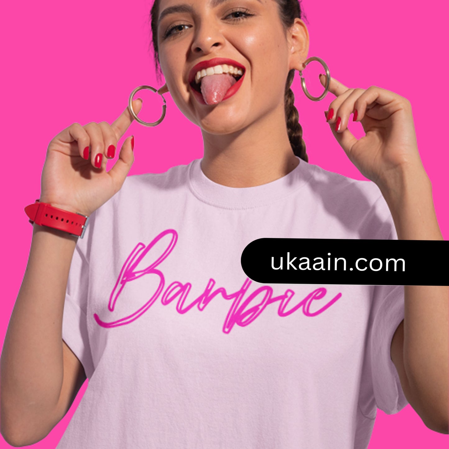 Barbie Aesthetic Slouch: Permium T-Shirt